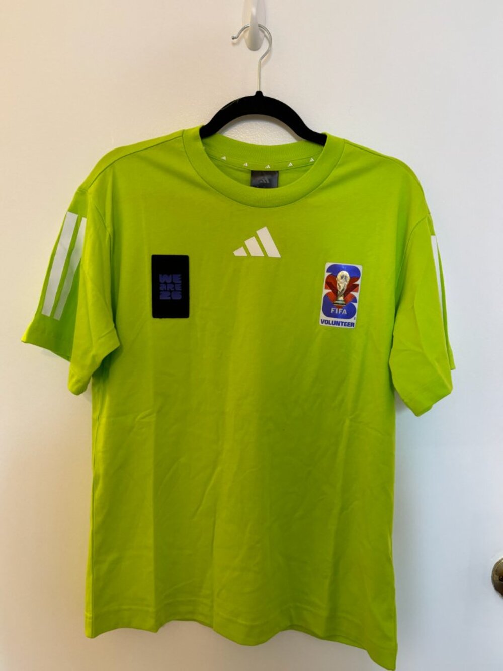 Exclusive NWT Adidas FIFA World Cup 2026 Volunteer Tshirt Unisex Size M